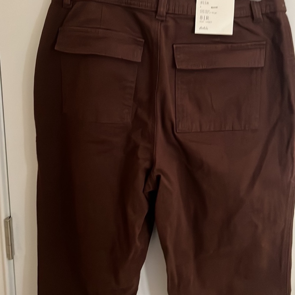 High Rise Brown ankle pants - Picture 2 of 6